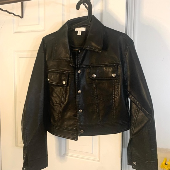 Top shop leather jacket - Picture 1 of 1